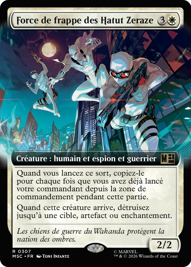 Force de frappe des Hatut Zeraze — Marvel Super Heroes Commander — Magic: The Gathering