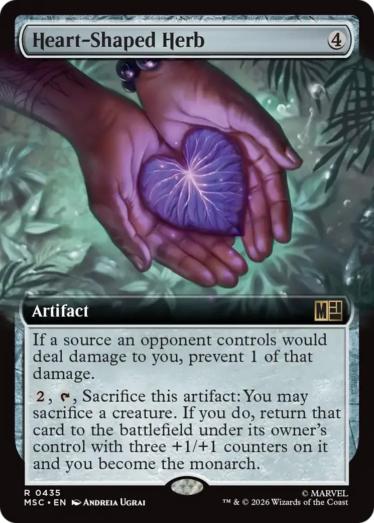 Heart-Shaped Herb — Marvel Super Heroes Commander — Magic: The Gathering