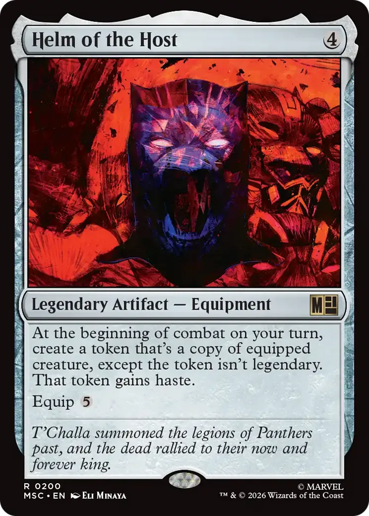 Helm of the Host — Marvel Super Heroes Commander — Magic: The Gathering