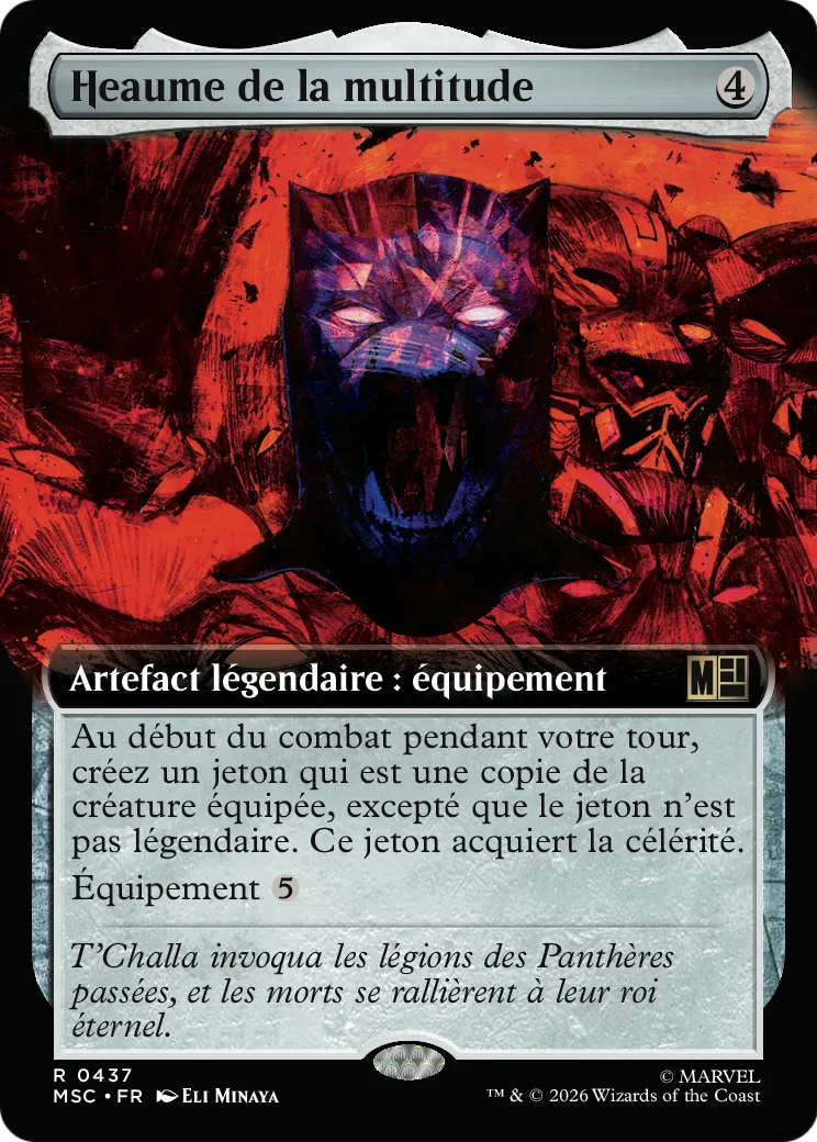 Heaume de la multitude — Marvel Super Heroes Commander — Magic: The Gathering
