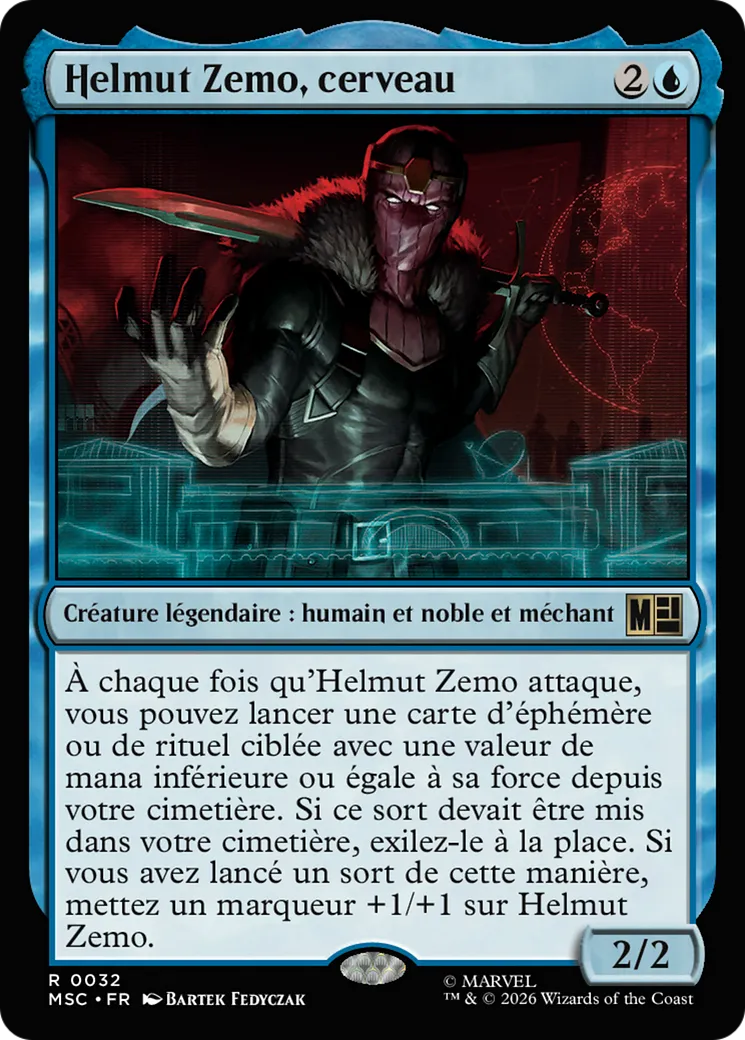 Helmut Zemo, cerveau from Marvel Super Heroes Commander - Magic: The Gathering