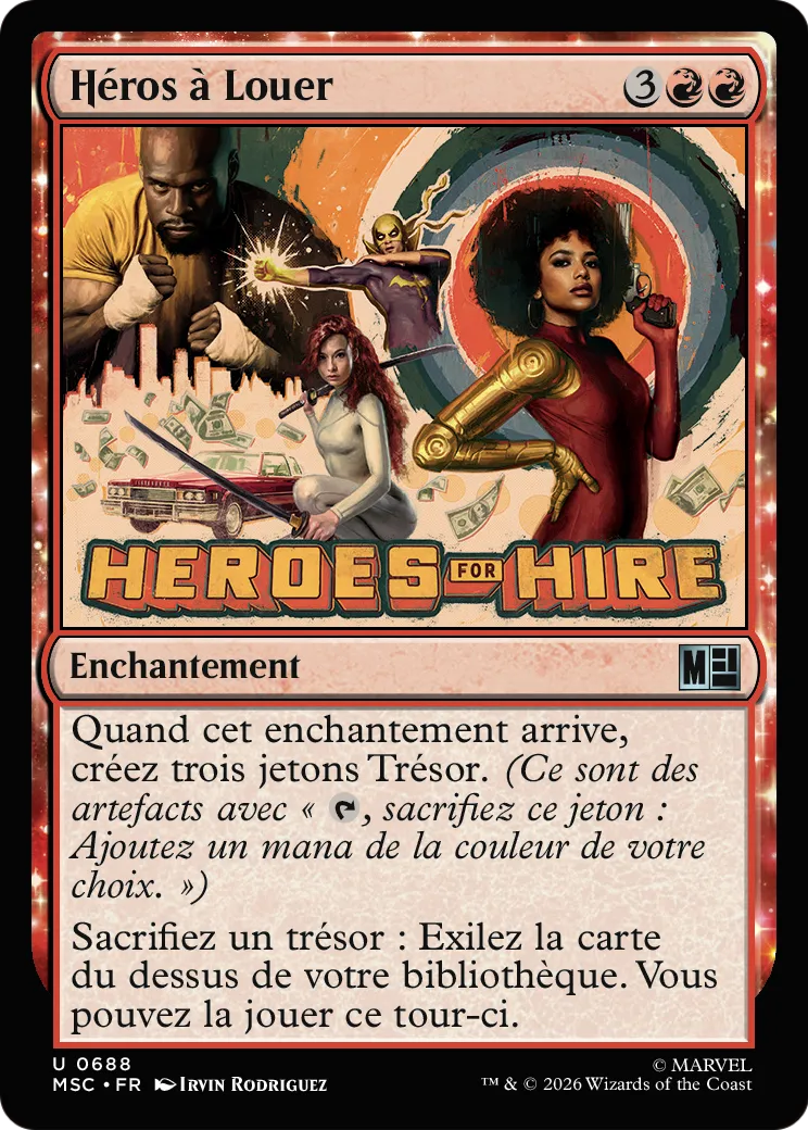 Héros à Louer — Marvel Super Heroes Commander — Magic: The Gathering