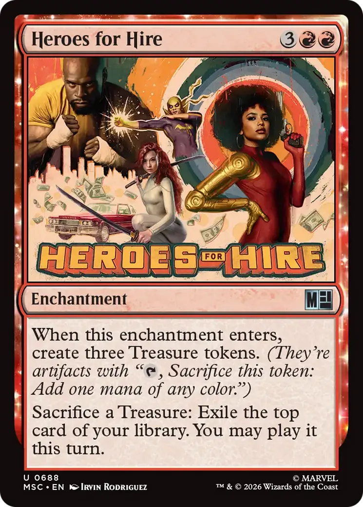 Héros à Louer — Marvel Super Heroes Commander — Magic: The Gathering