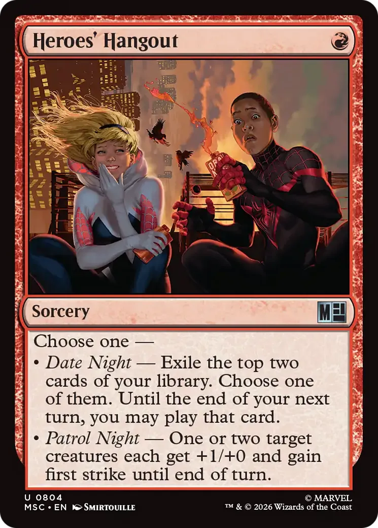 Heroes' Hangout — Marvel Super Heroes Commander — Magic: The Gathering