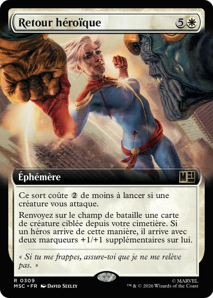 Retour héroïque — Marvel Super Heroes Commander — Magic: The Gathering