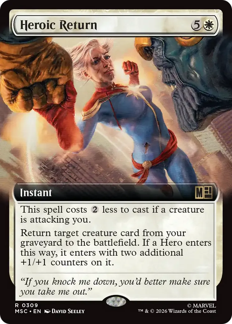 Heroic Return — Marvel Super Heroes Commander — Magic: The Gathering
