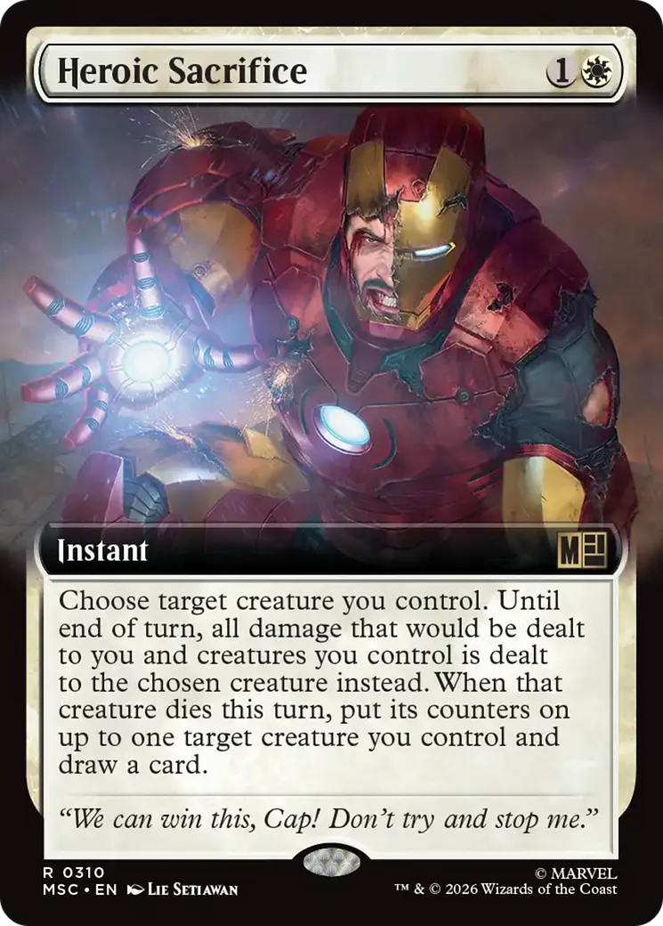 Heroic Sacrifice — Marvel Super Heroes Commander — Magic: The Gathering