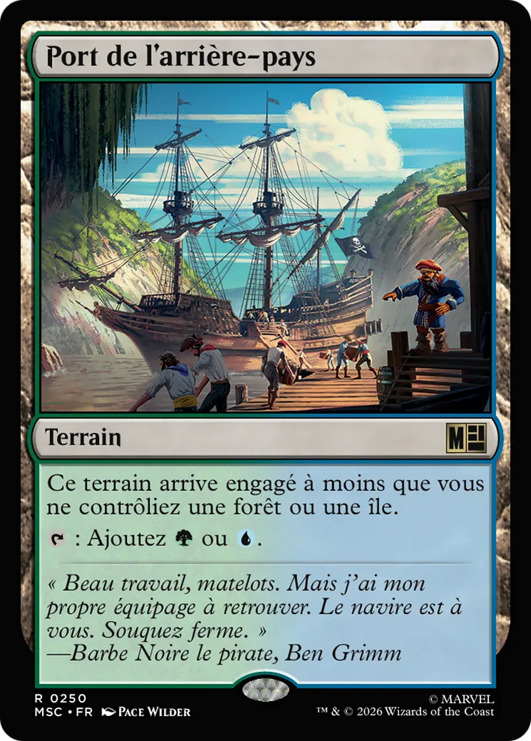 Port de l'arrière-pays — Marvel Super Heroes Commander — Magic: The Gathering