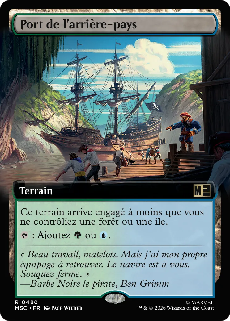 Port de l'arrière-pays — Marvel Super Heroes Commander — Magic: The Gathering