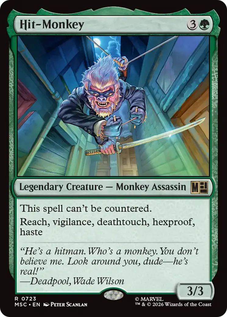 Hit-Monkey — Marvel Super Heroes Commander — Magic: The Gathering