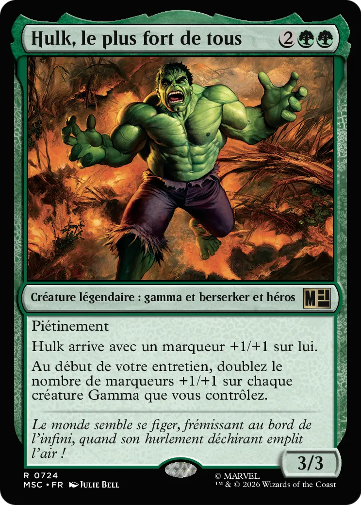 Hulk, le plus fort de tous — Marvel Super Heroes Commander — Magic: The Gathering