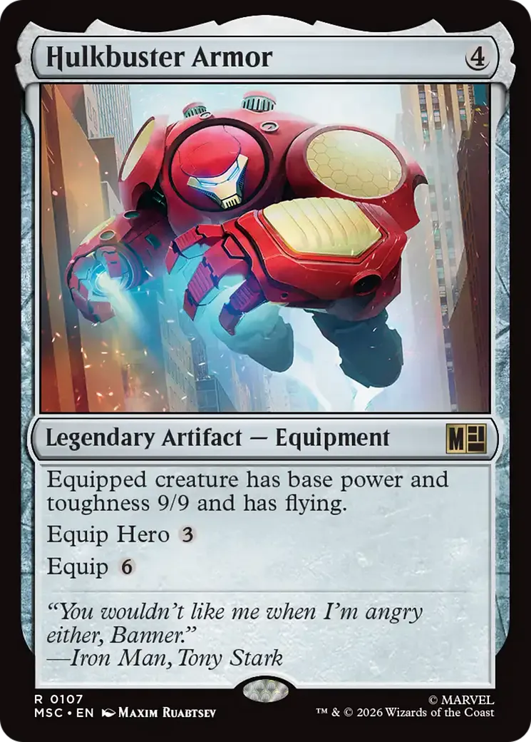 Hulkbuster Armor — Marvel Super Heroes Commander — Magic: The Gathering