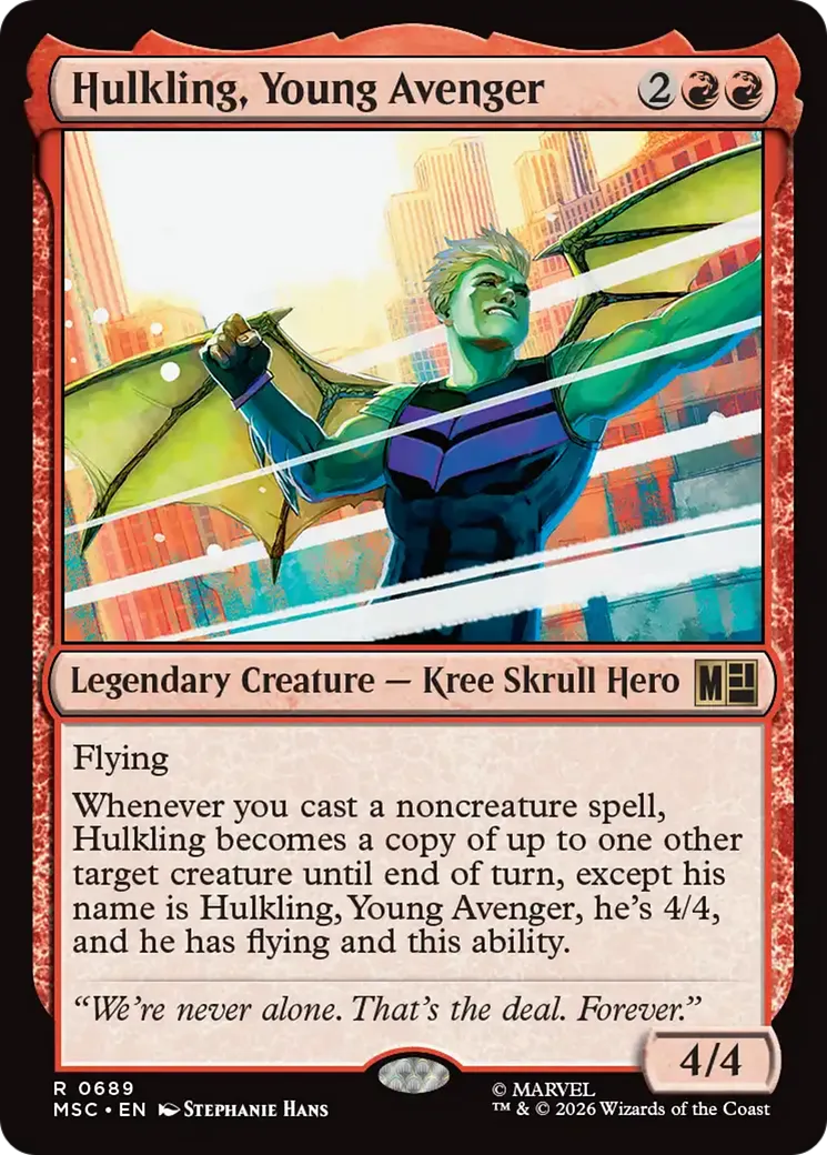 Hulkling, Young Avenger — Marvel Super Heroes Commander — Magic: The Gathering