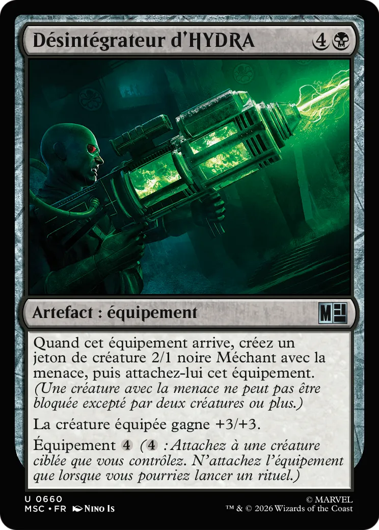 Désintégrateur d'HYDRA — Marvel Super Heroes Commander — Magic: The Gathering
