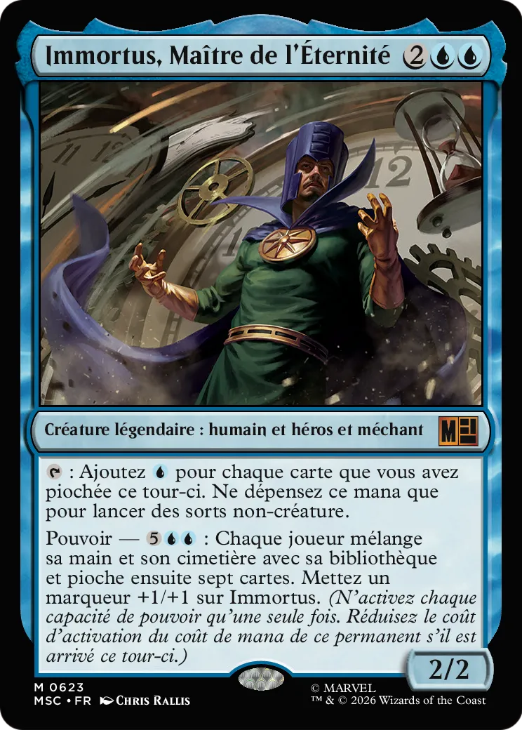 Immortus, Maître de l'Éternité — Marvel Super Heroes Commander — Magic: The Gathering