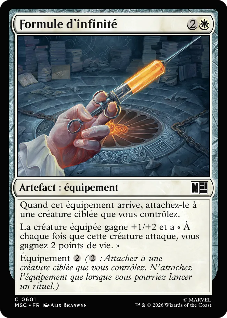 Formule d'infinité — Marvel Super Heroes Commander — Magic: The Gathering