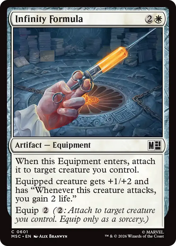 Formule d'infinité — Marvel Super Heroes Commander — Magic: The Gathering