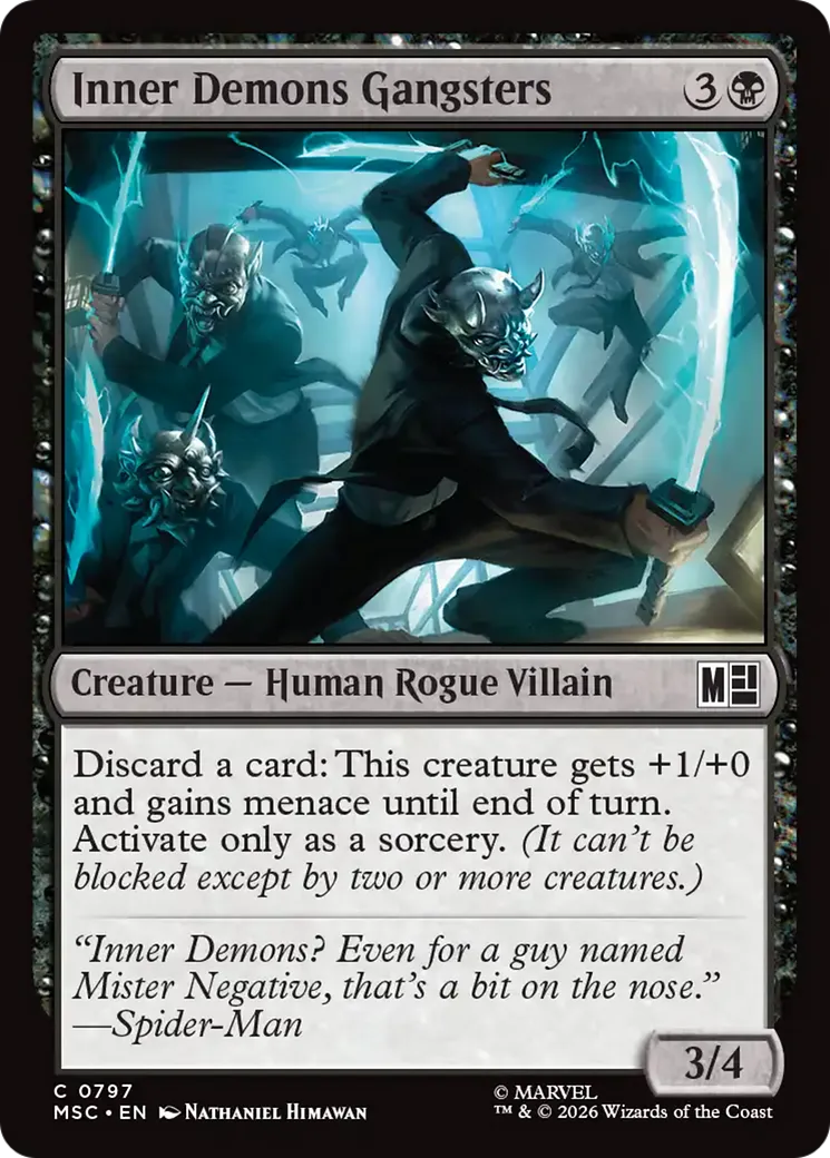 Inner Demons Gangsters — Marvel Super Heroes Commander — Magic: The Gathering
