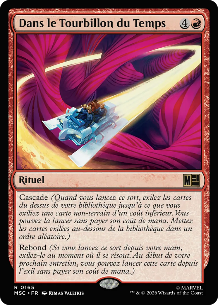 Dans le Tourbillon du Temps — Marvel Super Heroes Commander — Magic: The Gathering