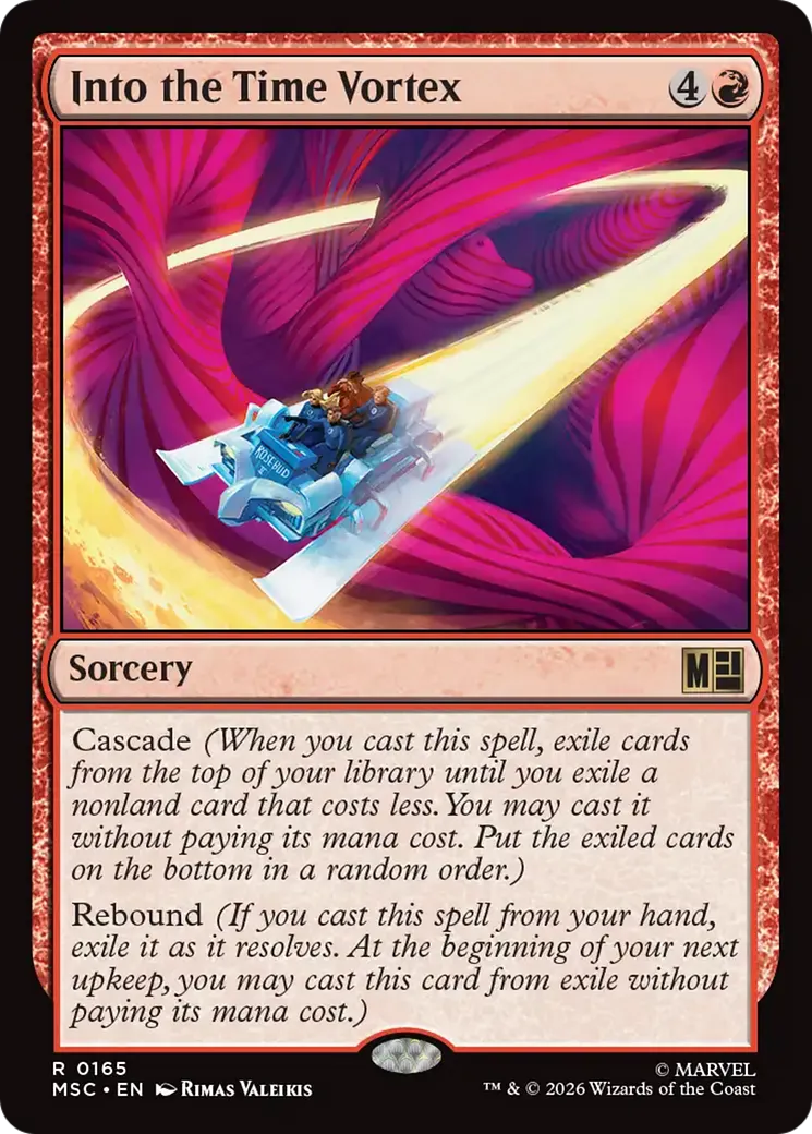 Into the Time Vortex — Marvel Super Heroes Commander — Magic: The Gathering