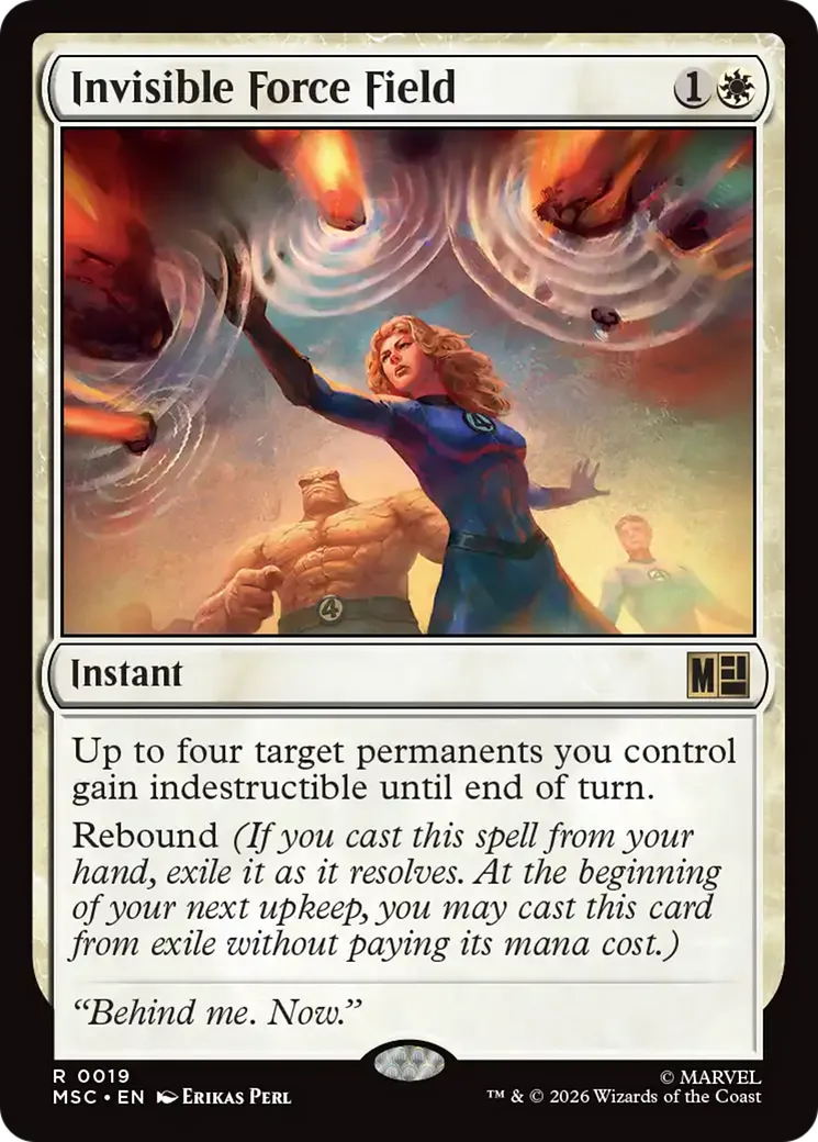 Champ de force invisible — Marvel Super Heroes Commander — Magic: The Gathering