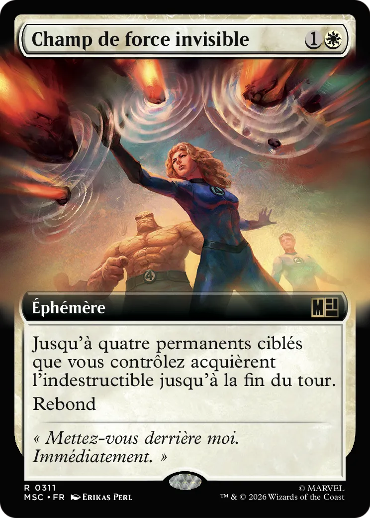 Champ de force invisible — Marvel Super Heroes Commander — Magic: The Gathering