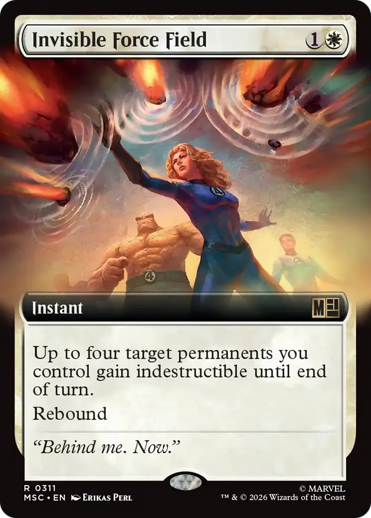 Invisible Force Field — Marvel Super Heroes Commander — Magic: The Gathering