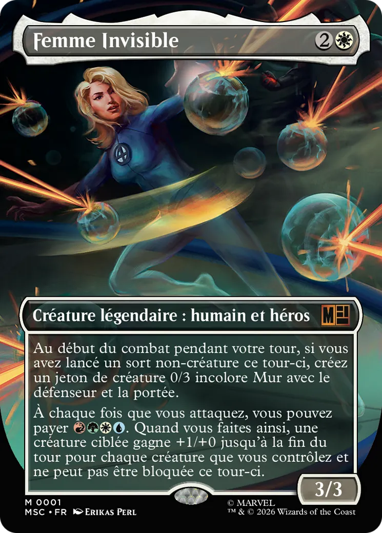Femme Invisible — Marvel Super Heroes Commander — Magic: The Gathering