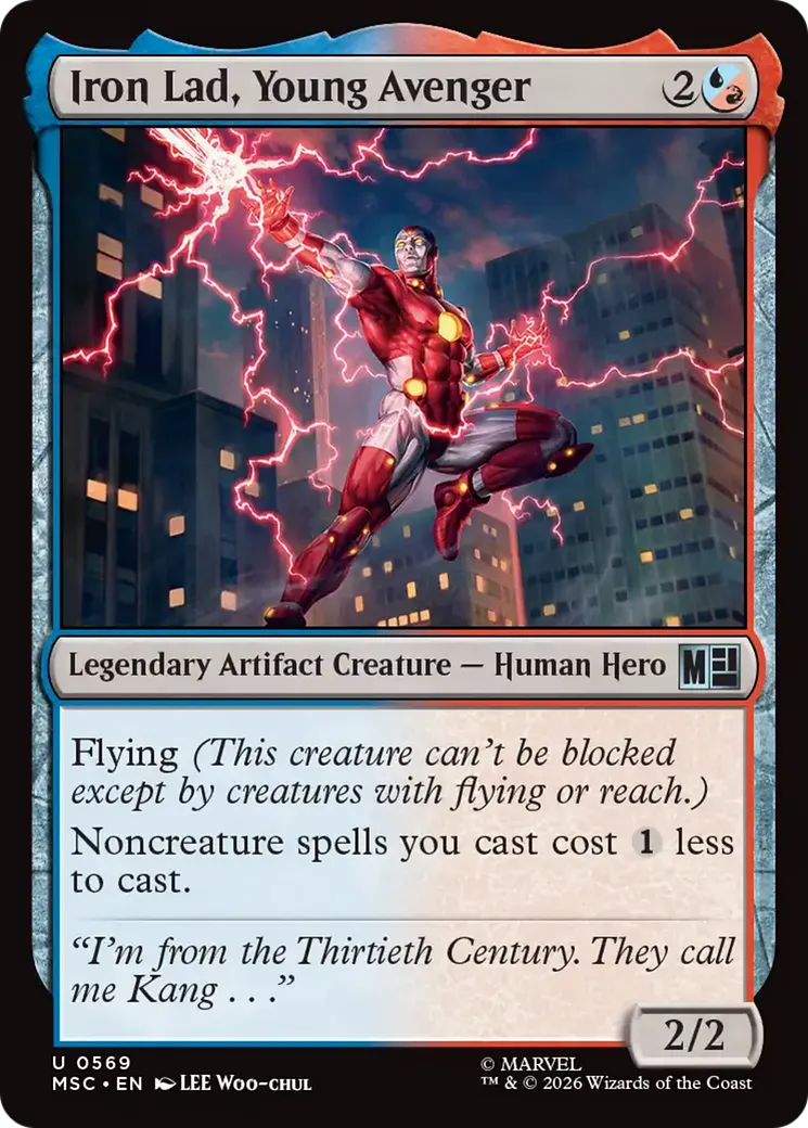 Iron Lad, Young Avenger from Marvel Super Heroes Commander - Magic: The Gathering