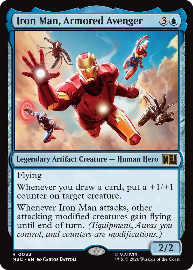 Iron Man, Armored Avenger — Marvel Super Heroes Commander — Magic: The Gathering