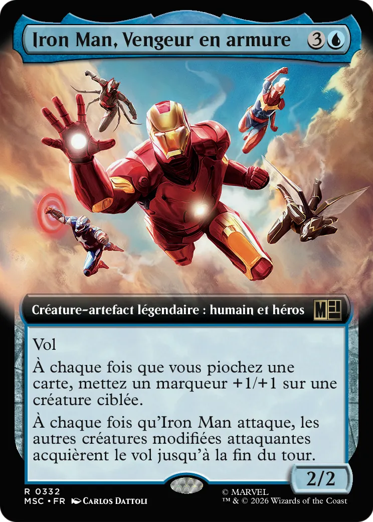 Iron Man, Vengeur en armure — Marvel Super Heroes Commander — Magic: The Gathering