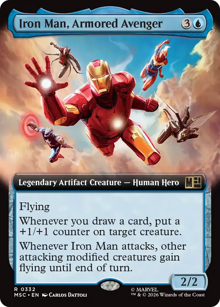 Iron Man, Armored Avenger — Marvel Super Heroes Commander — Magic: The Gathering