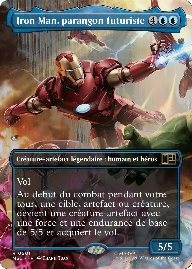 Iron Man, parangon futuriste — Marvel Super Heroes Commander — Magic: The Gathering