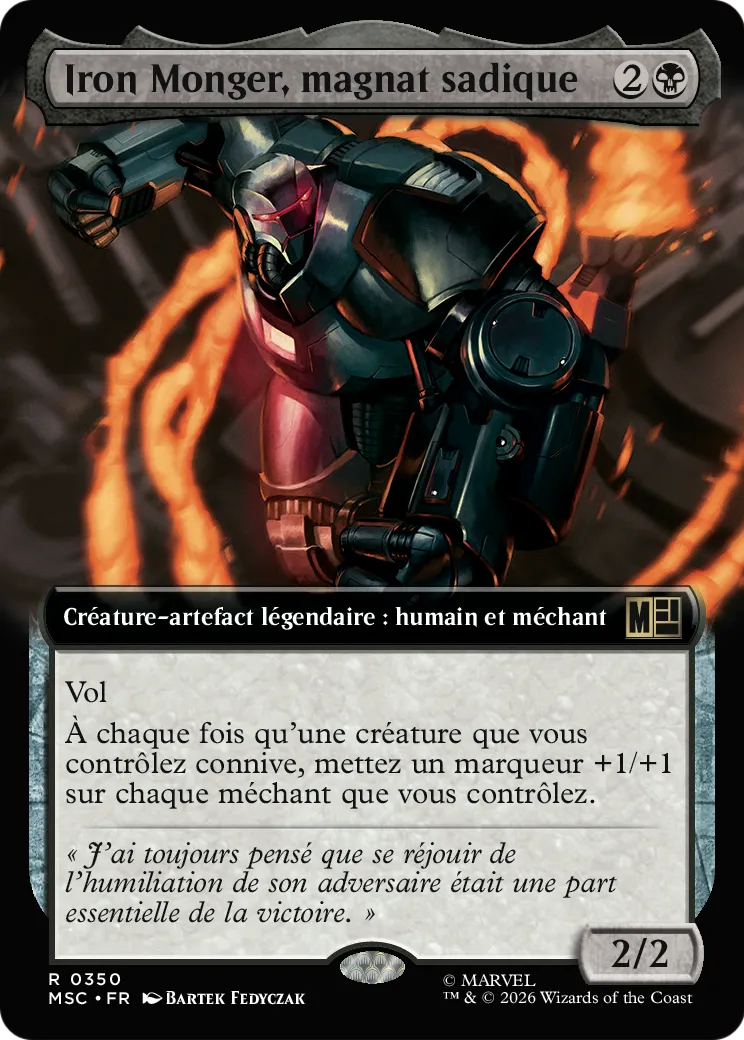 Iron Monger, magnat sadique — Marvel Super Heroes Commander — Magic: The Gathering