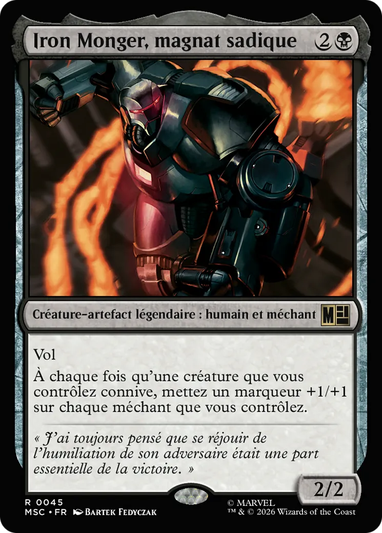 Iron Monger, magnat sadique — Marvel Super Heroes Commander — Magic: The Gathering