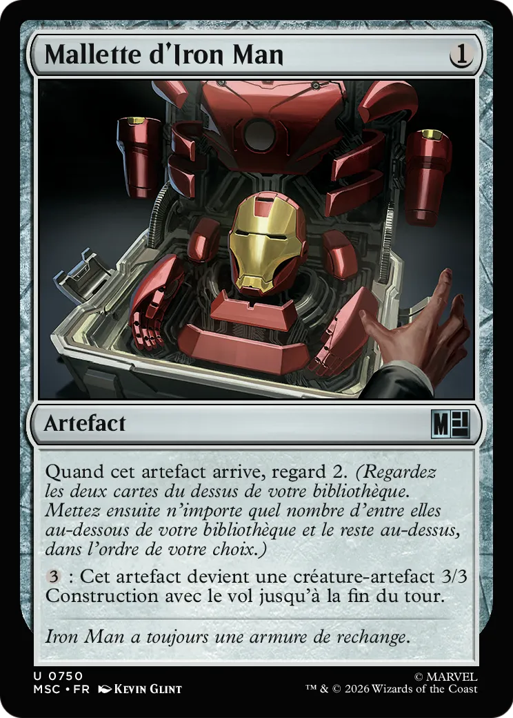 Mallette d'Iron Man — Marvel Super Heroes Commander — Magic: The Gathering