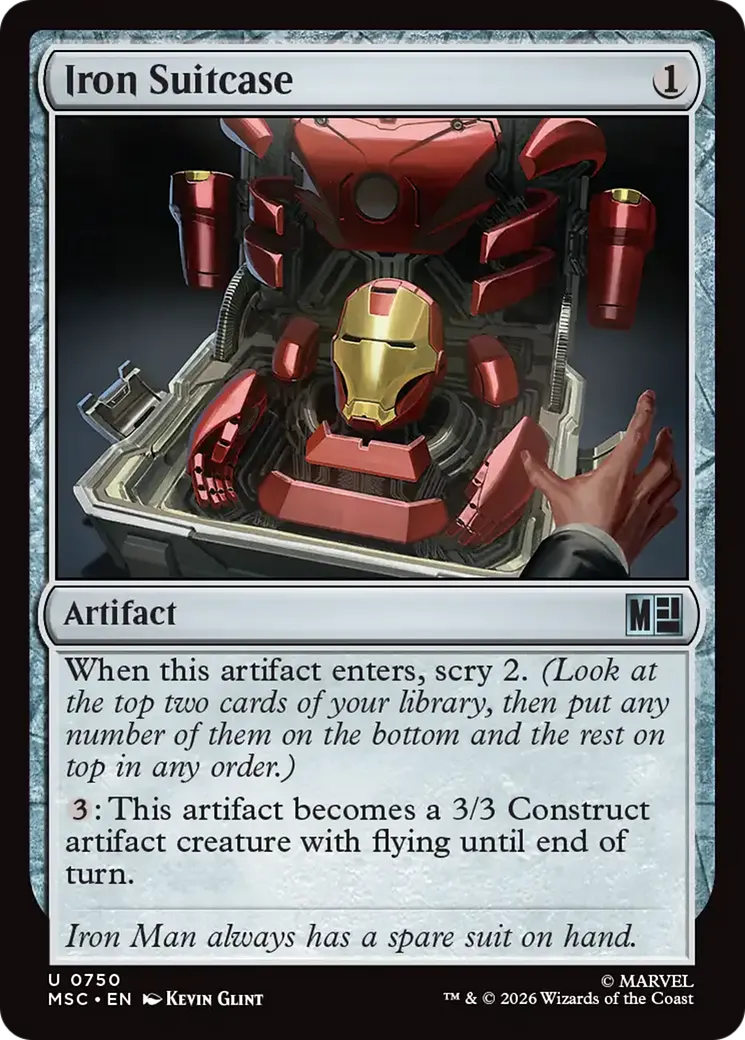 Mallette d'Iron Man — Marvel Super Heroes Commander — Magic: The Gathering