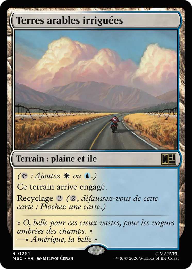 Terres arables irriguées — Marvel Super Heroes Commander — Magic: The Gathering