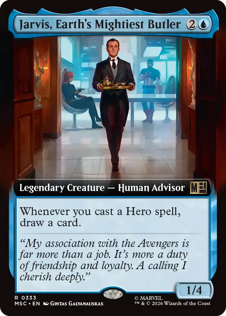 Jarvis, Earth's Mightiest Butler — Marvel Super Heroes Commander — Magic: The Gathering