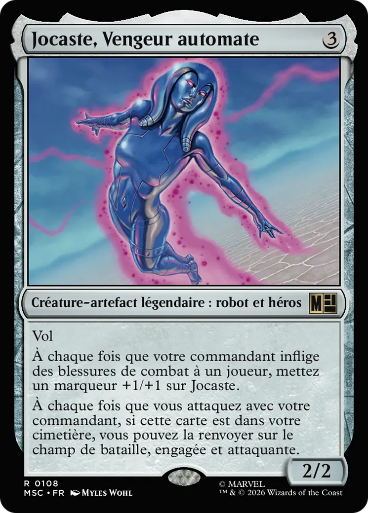 Jocaste, Vengeur automate — Marvel Super Heroes Commander — Magic: The Gathering