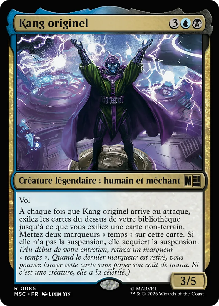Kang originel — Marvel Super Heroes Commander — Magic: The Gathering