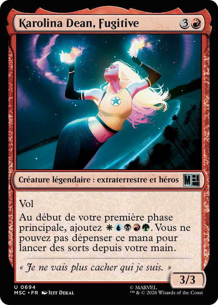 Karolina Dean, Fugitive
