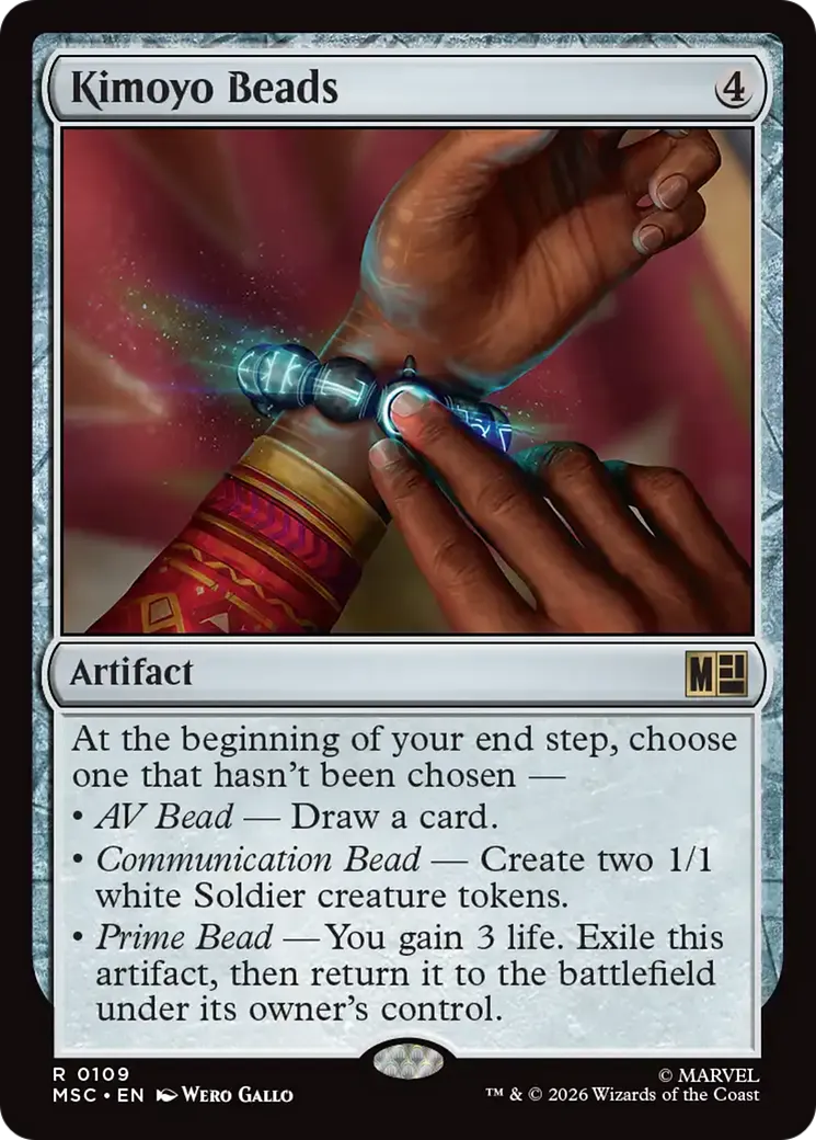 Kimoyo Beads — Marvel Super Heroes Commander — Magic: The Gathering