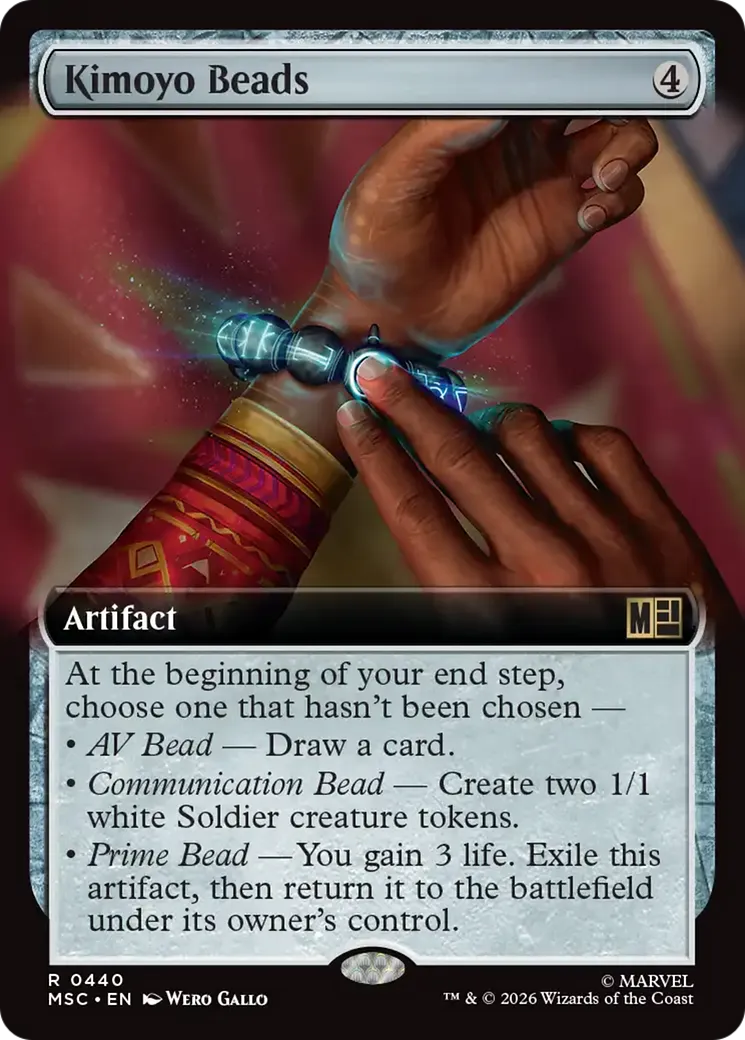Kimoyo Beads — Marvel Super Heroes Commander — Magic: The Gathering