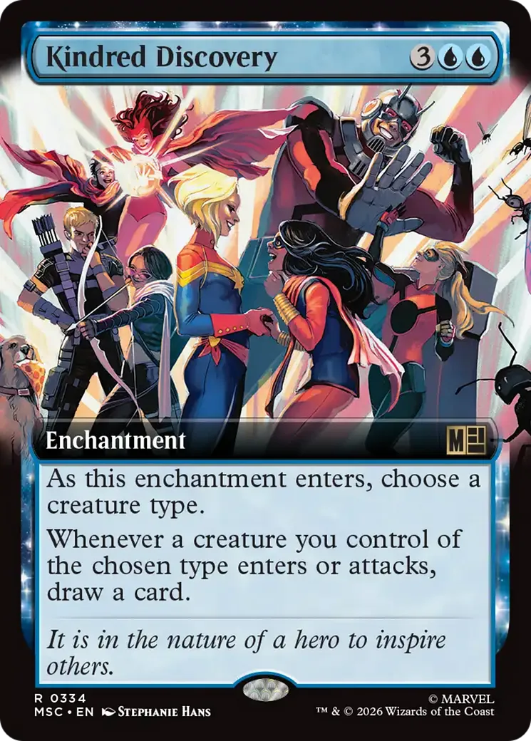 Kindred Discovery — Marvel Super Heroes Commander — Magic: The Gathering