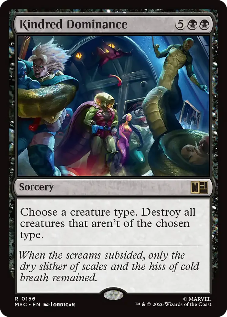 Kindred Dominance — Marvel Super Heroes Commander — Magic: The Gathering