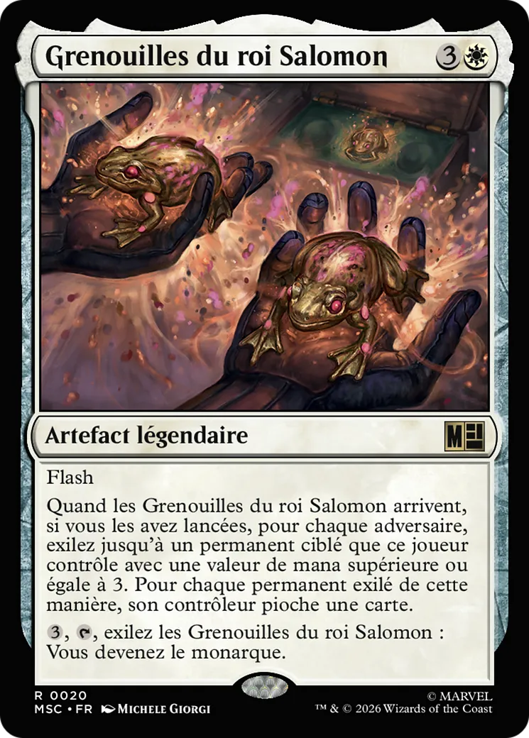 Grenouilles du roi Salomon from Marvel Super Heroes Commander - Magic: The Gathering