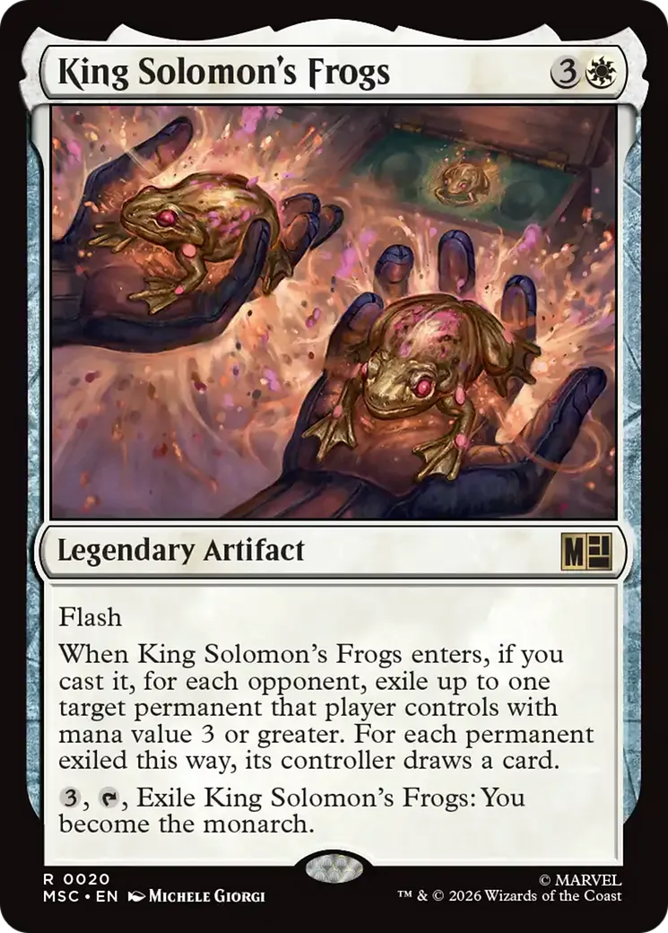 Grenouilles du roi Salomon — Marvel Super Heroes Commander — Magic: The Gathering