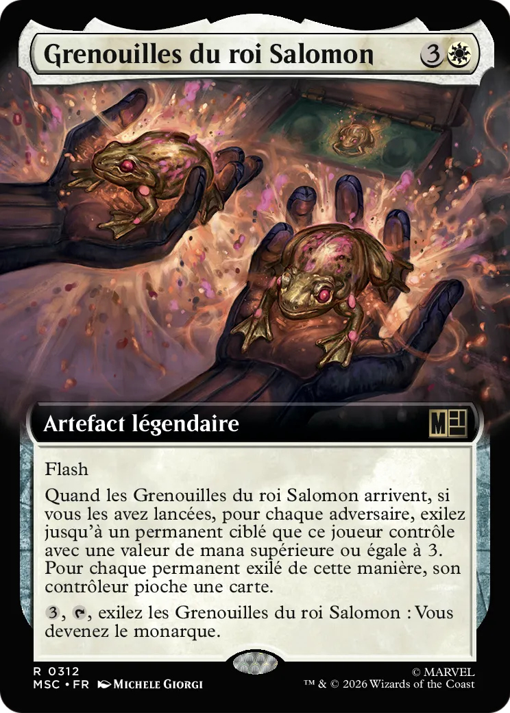 Grenouilles du roi Salomon — Marvel Super Heroes Commander — Magic: The Gathering