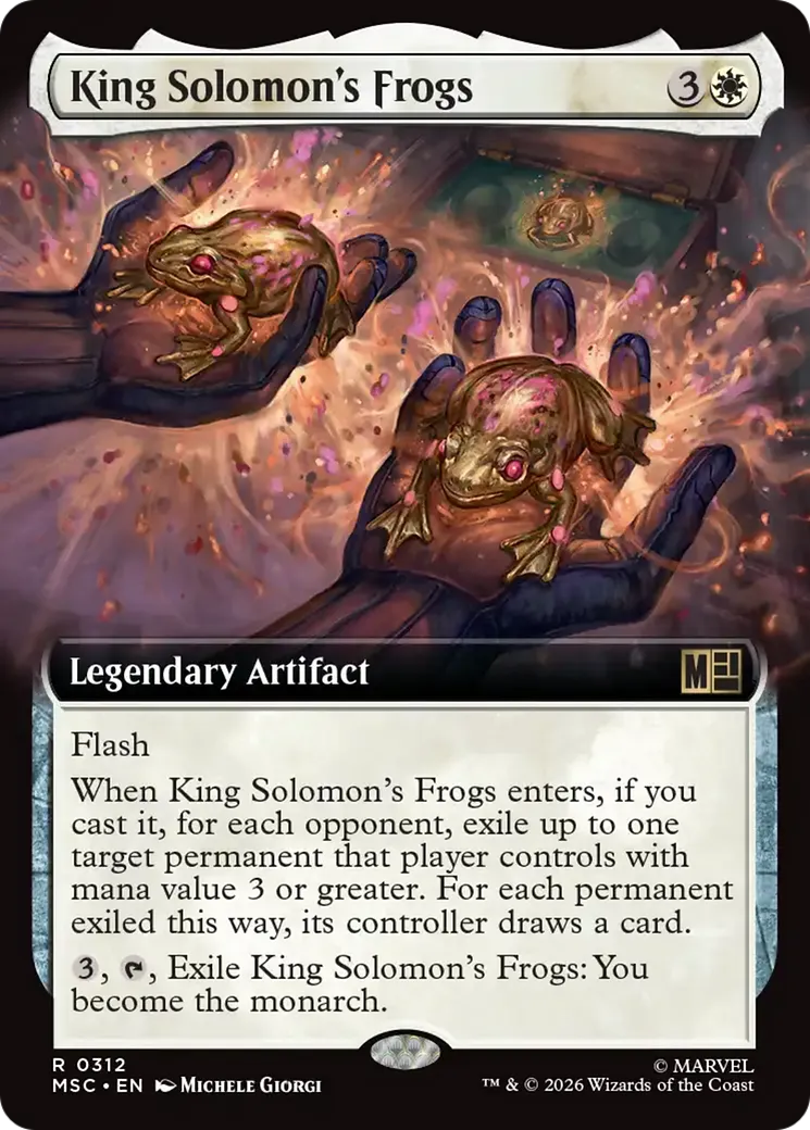 King Solomon's Frogs — Marvel Super Heroes Commander — Magic: The Gathering